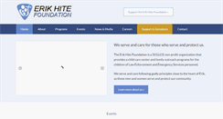 Desktop Screenshot of erikhitefoundation.org